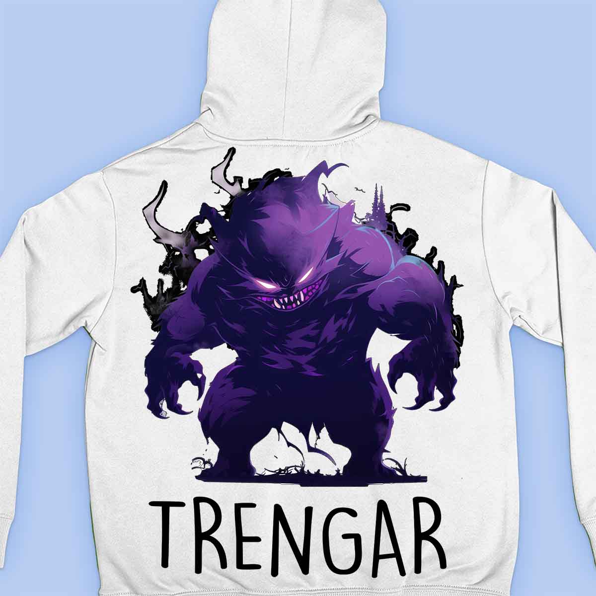 Trengar - Premium-huppari Unisex Taustaprintti