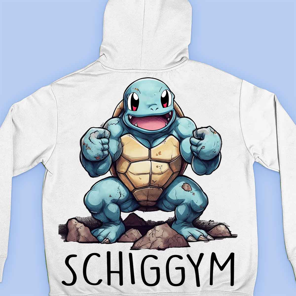 Schiggym - Premium huppari Unisex Taustaprintti
