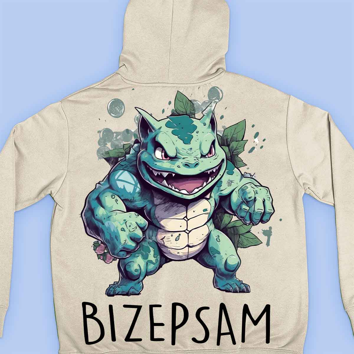 Bicepsam - Premium huppari Unisex Taustaprintti