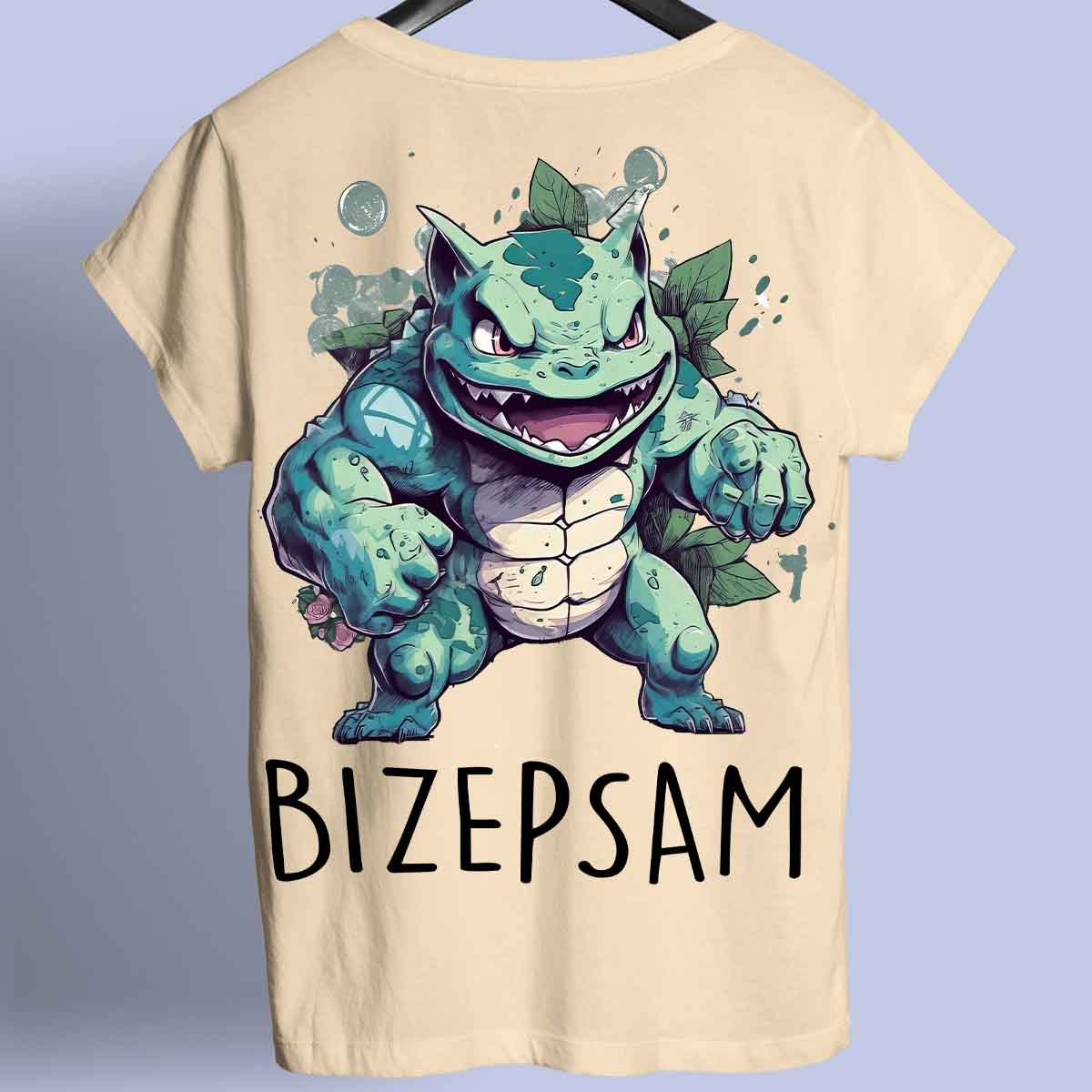 Bicepsam - Premium T-paita Unisex Taustaprintti