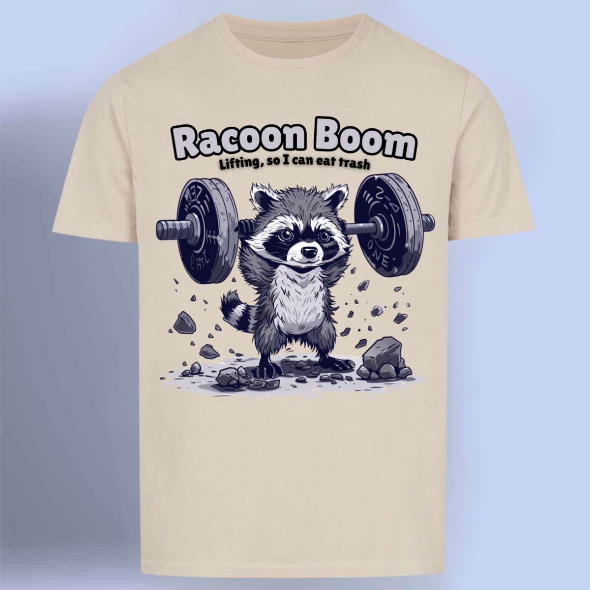 Racoon - Premium Shirt Unisex Backprint