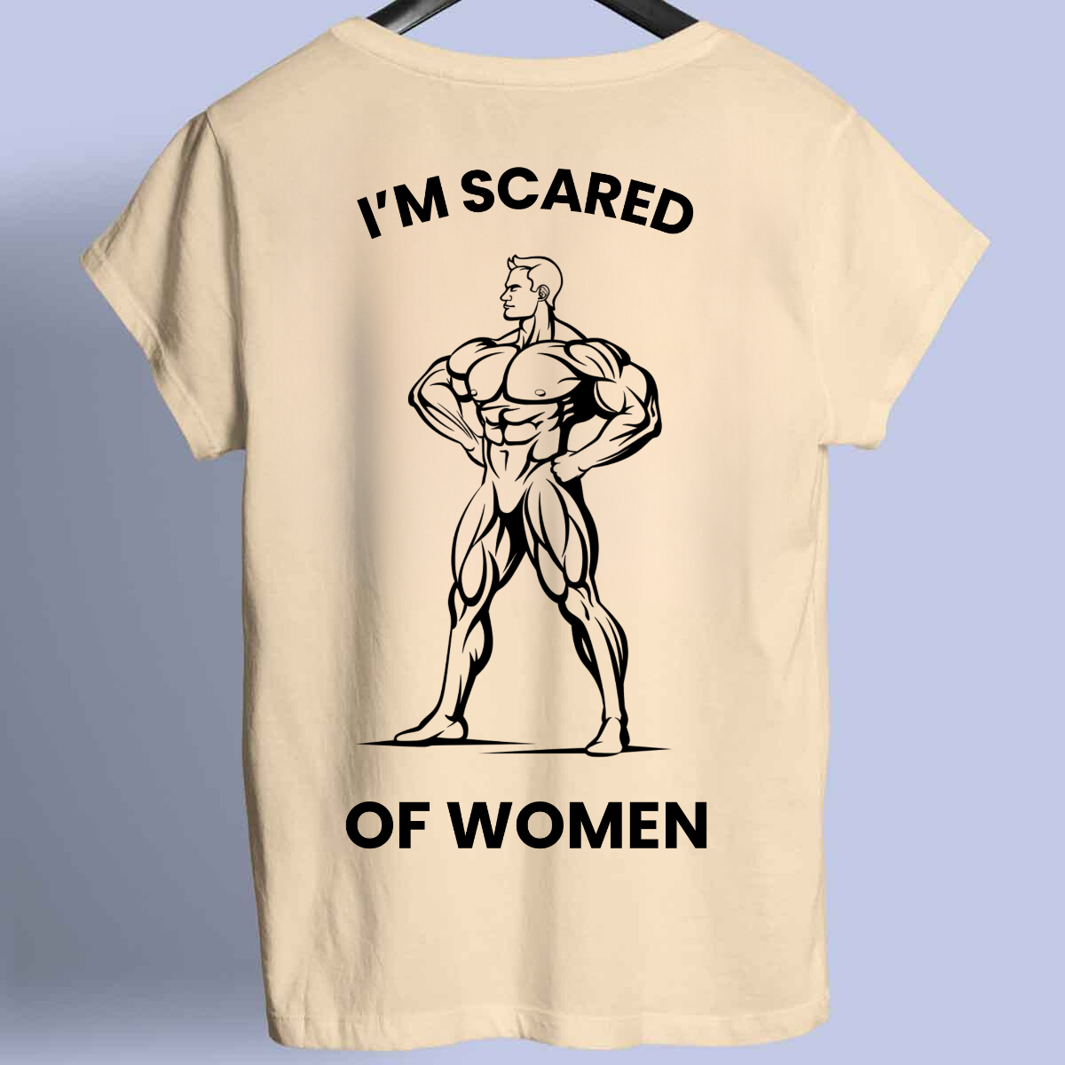 Scared - Premium Shirt Unisex Frontprint