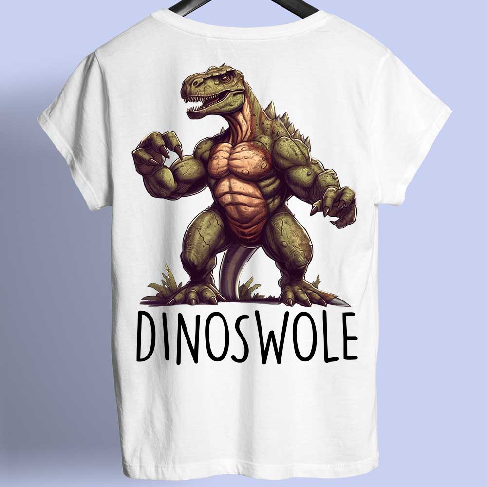 Dinoswole - T-paidan takana printti