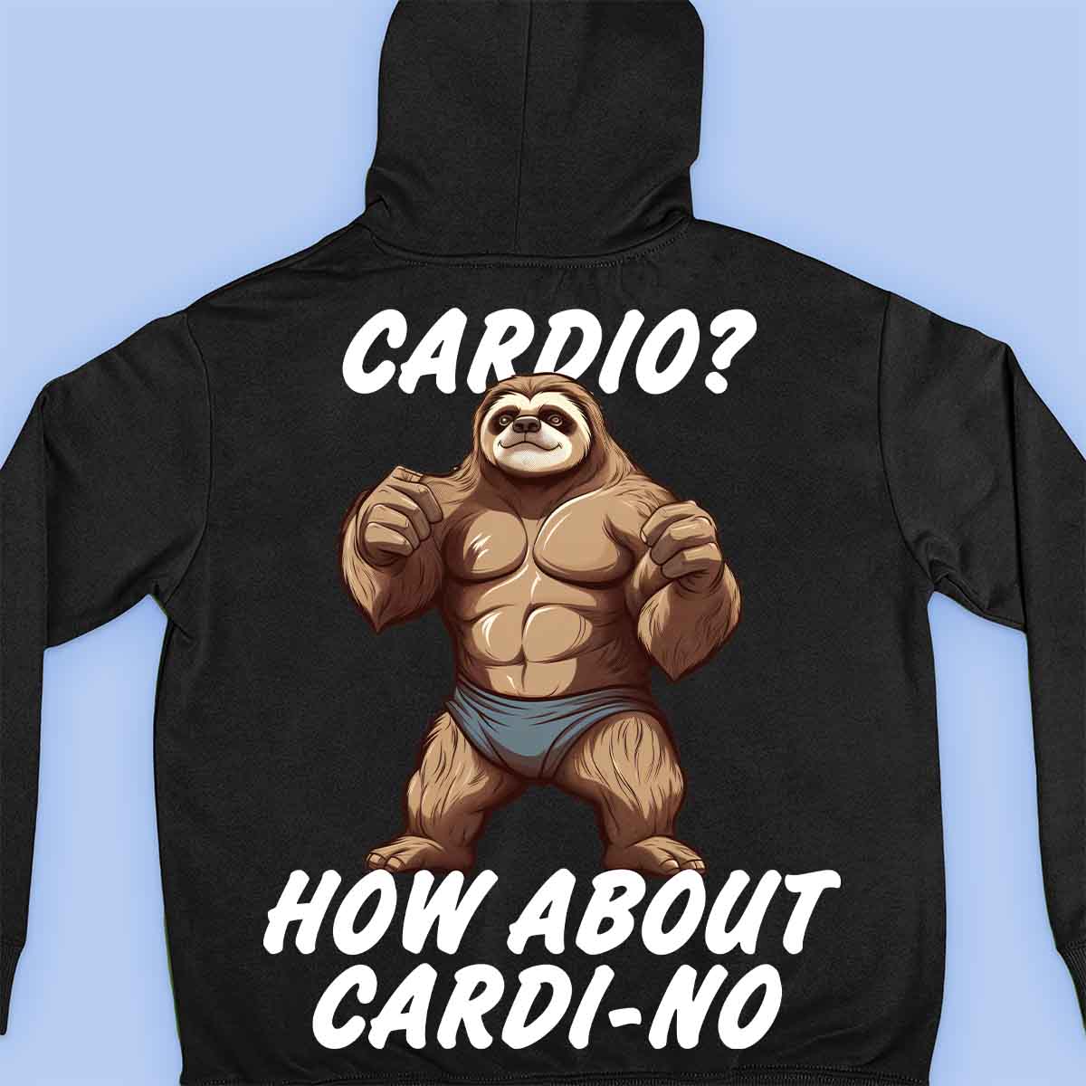 Cardio - Premium huppari Unisex Taustaprintti