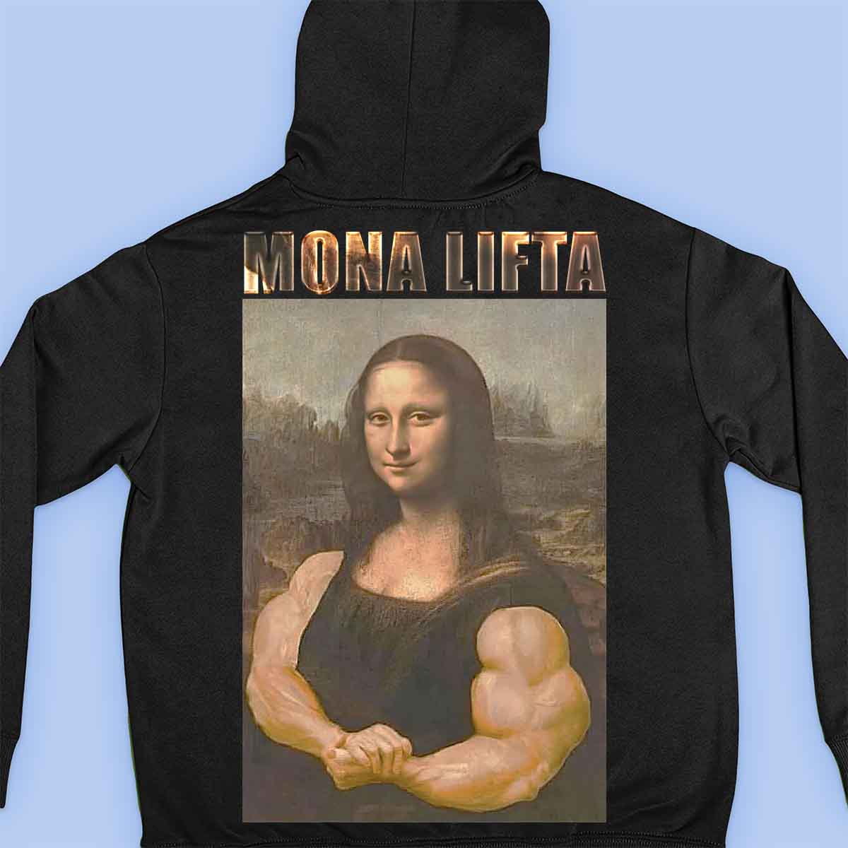 Mona Lifta - Premium-huppari Unisex Taustaprintti