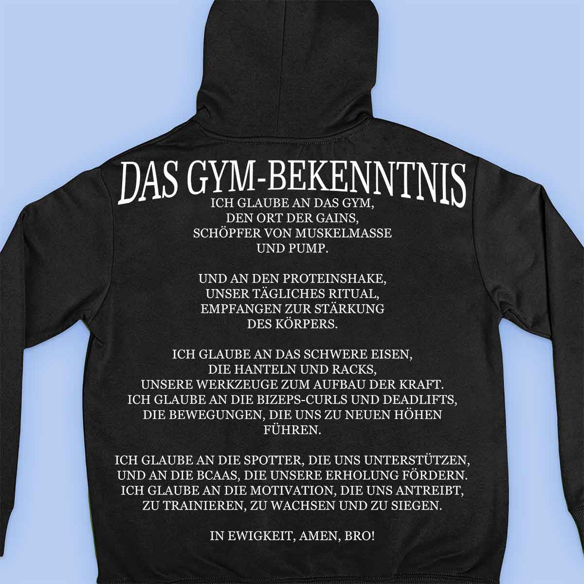 The Gym Confession - Premium Hoodie Unisex Backprint