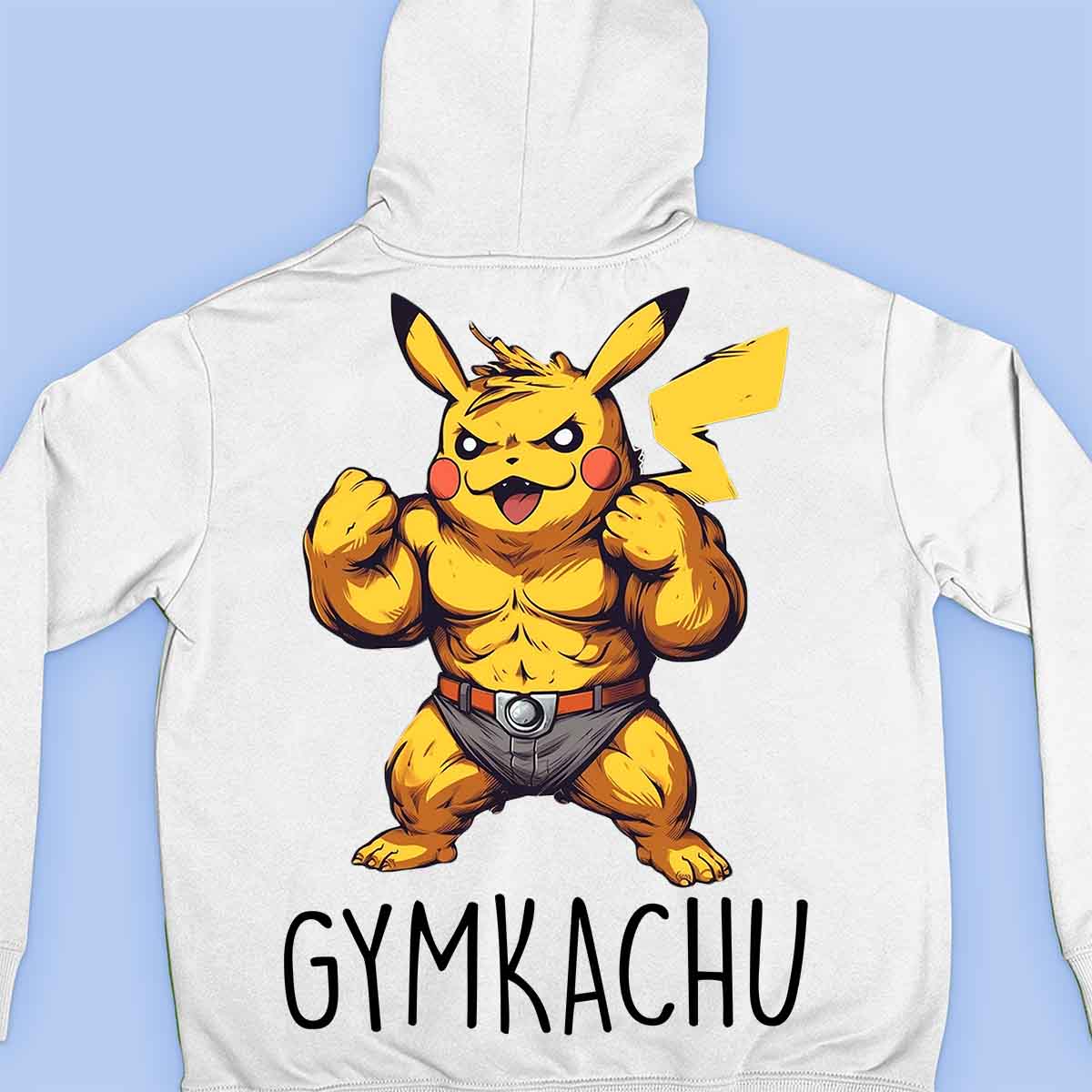 Gymkachu - Premium-huppari Unisex Taustaprintti