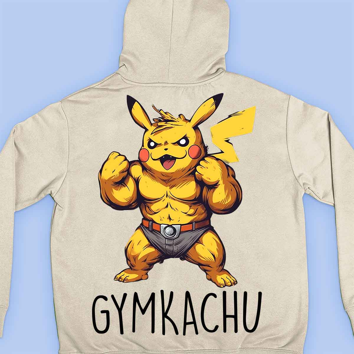 Gymkachu - Premium-huppari Unisex Taustaprintti