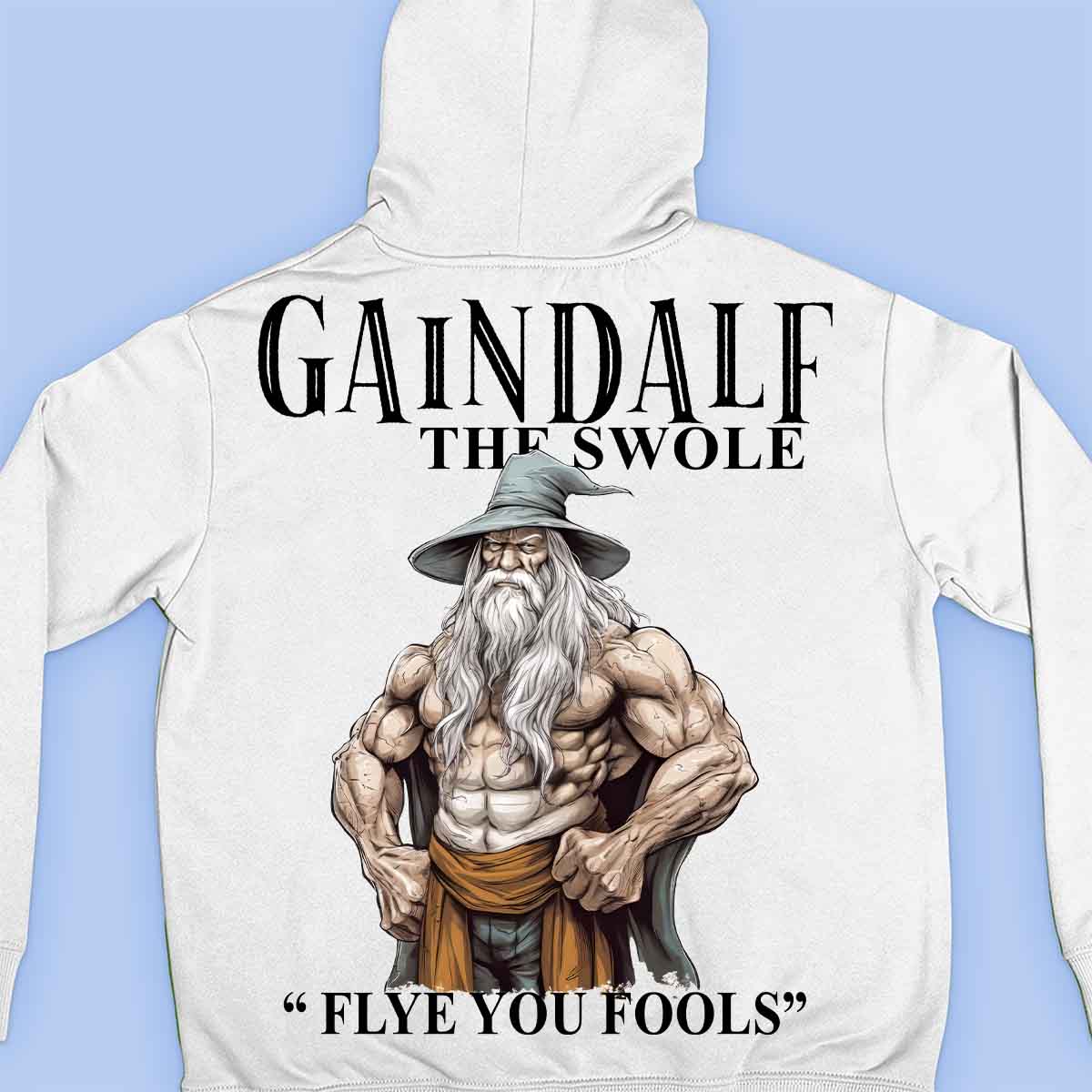 Gaindalf - Premium-huppari Unisex Taustaprintti