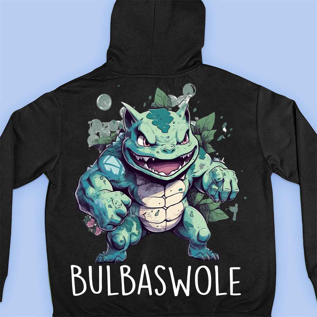 Bulbaswole - Premium Hoodie Unisex Backprint