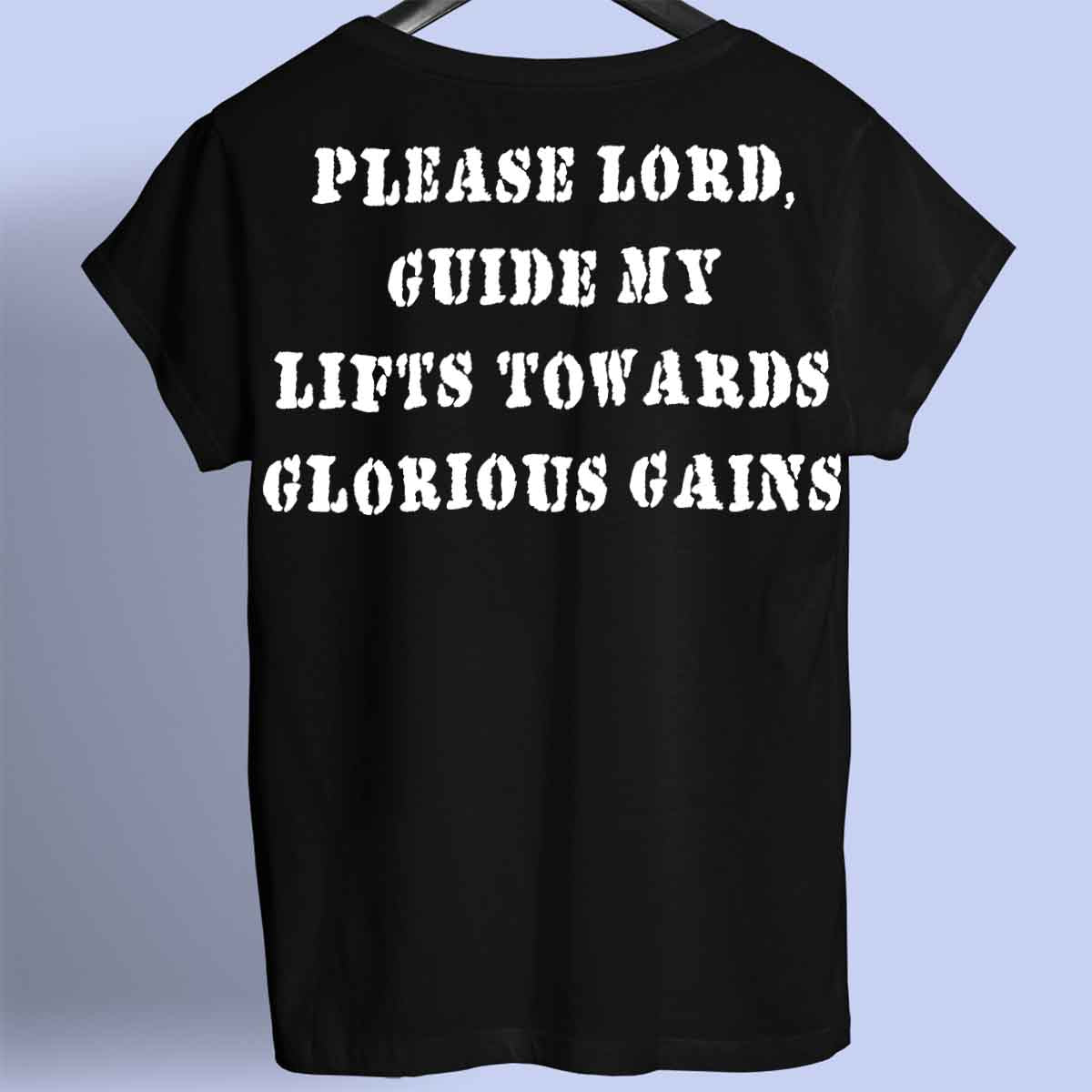 Glorious Gains - Premium-paita unisex-taustaprintti