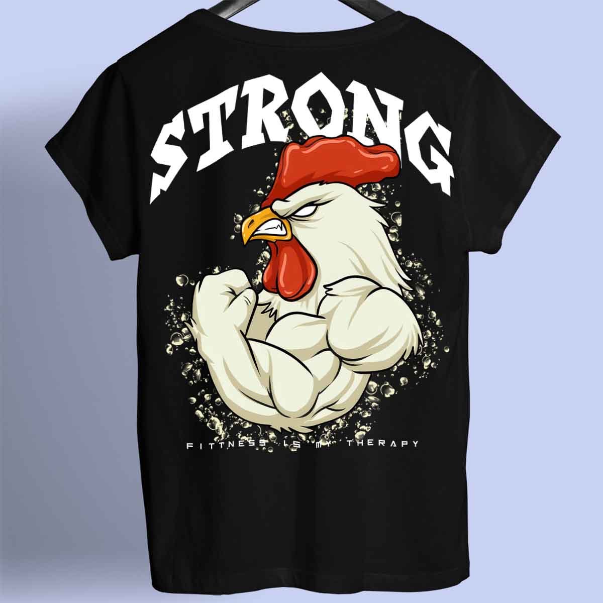 Strong Rooster - Premium T-Shirt Unisex Backprint