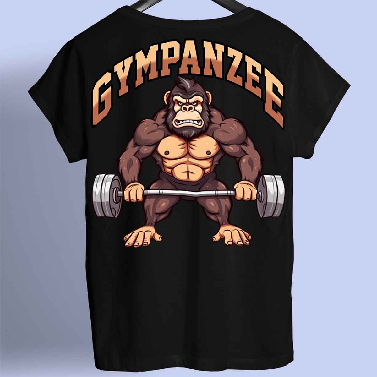 Gympanzee - Premium paita Unisex taustaprintti