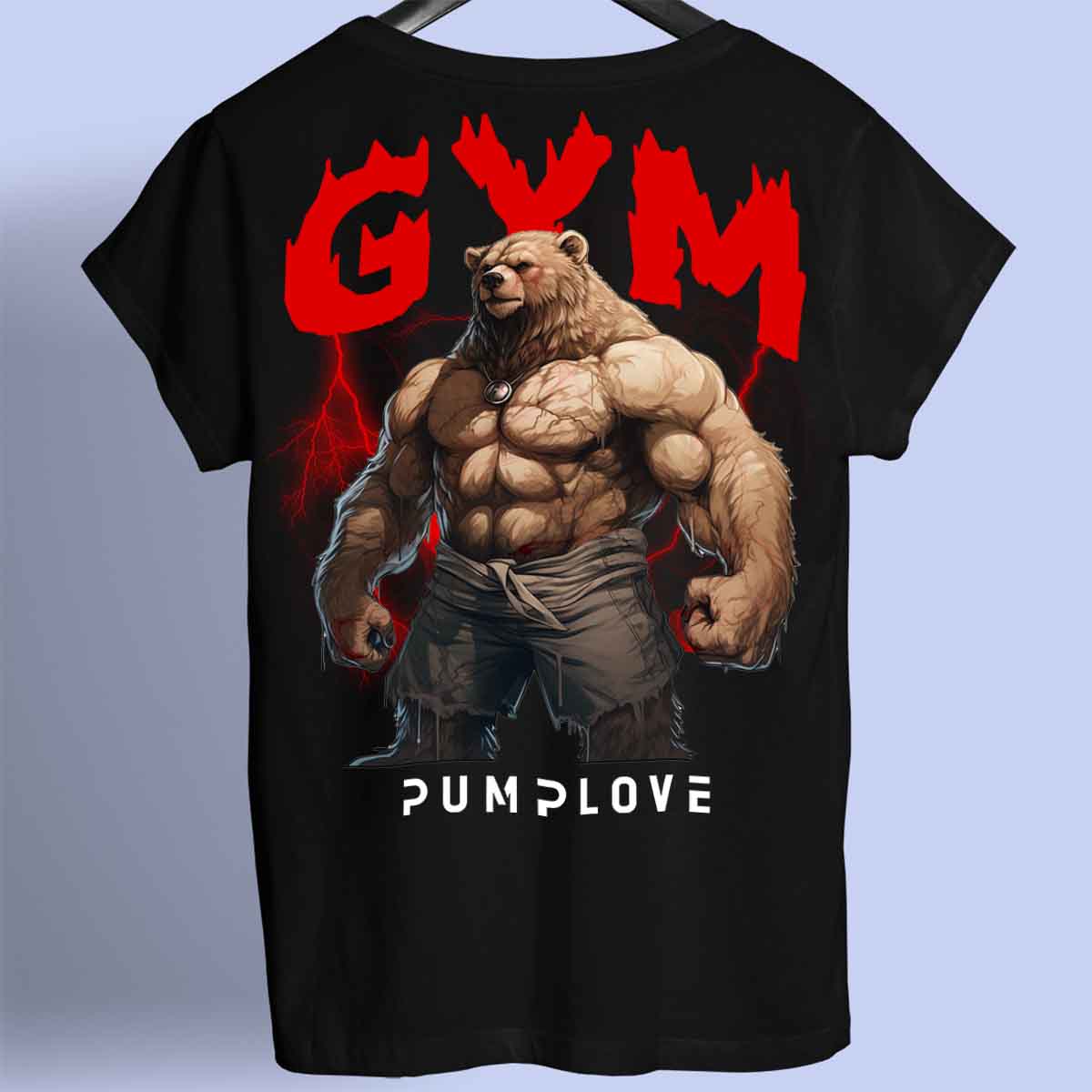 Gym Near - Premium Shirt Unisex Takaisin Print