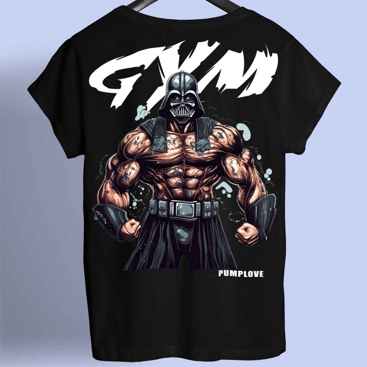 Gym Vader - Premium T-paita Unisex Taustaprintti