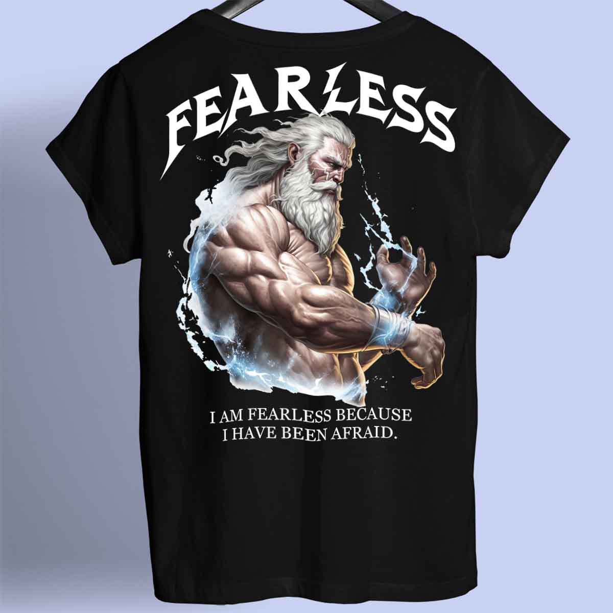 Fearless - Premium Shirt Unisex taustaprintti