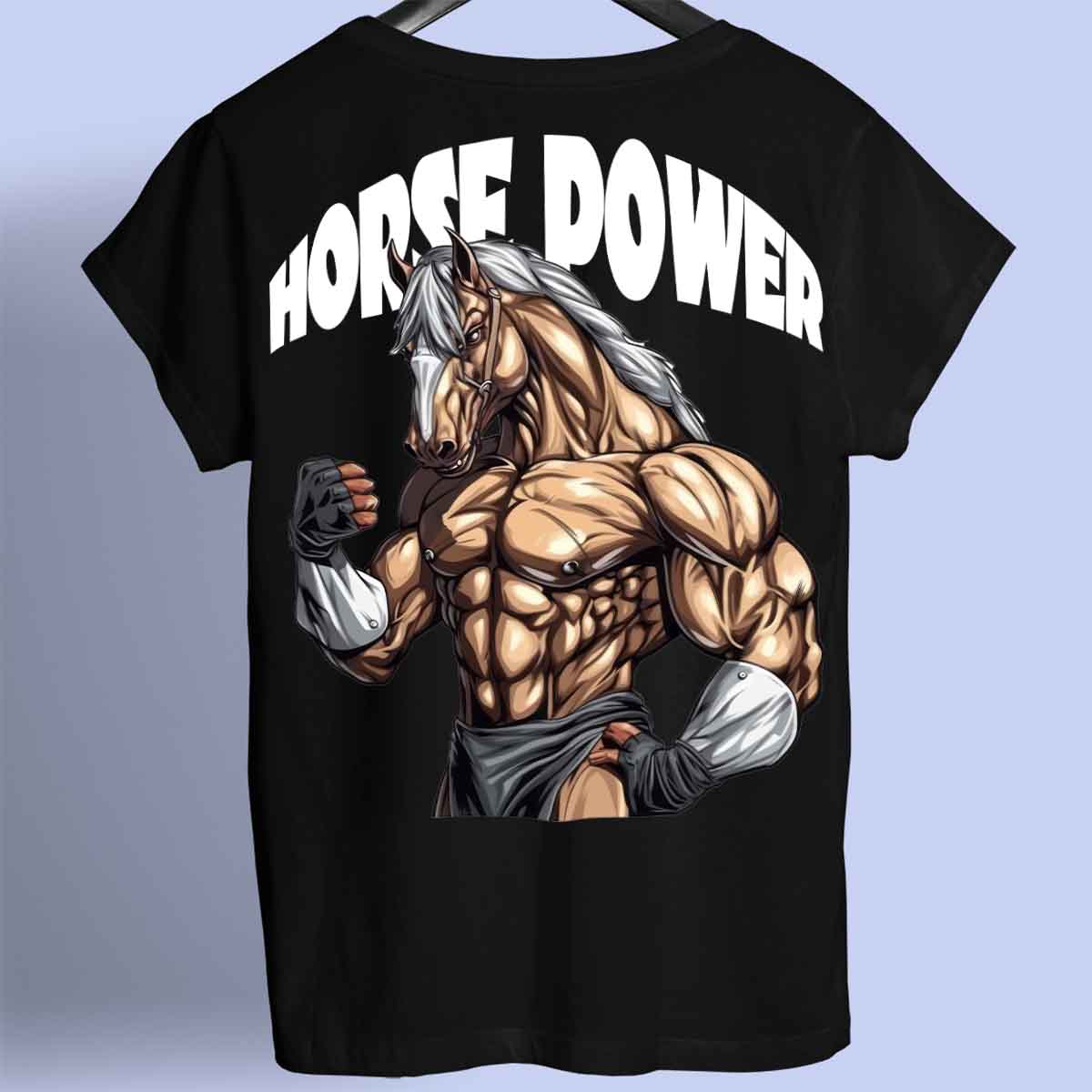 Horse Power - Premium T-Shirt Unisex Backprint