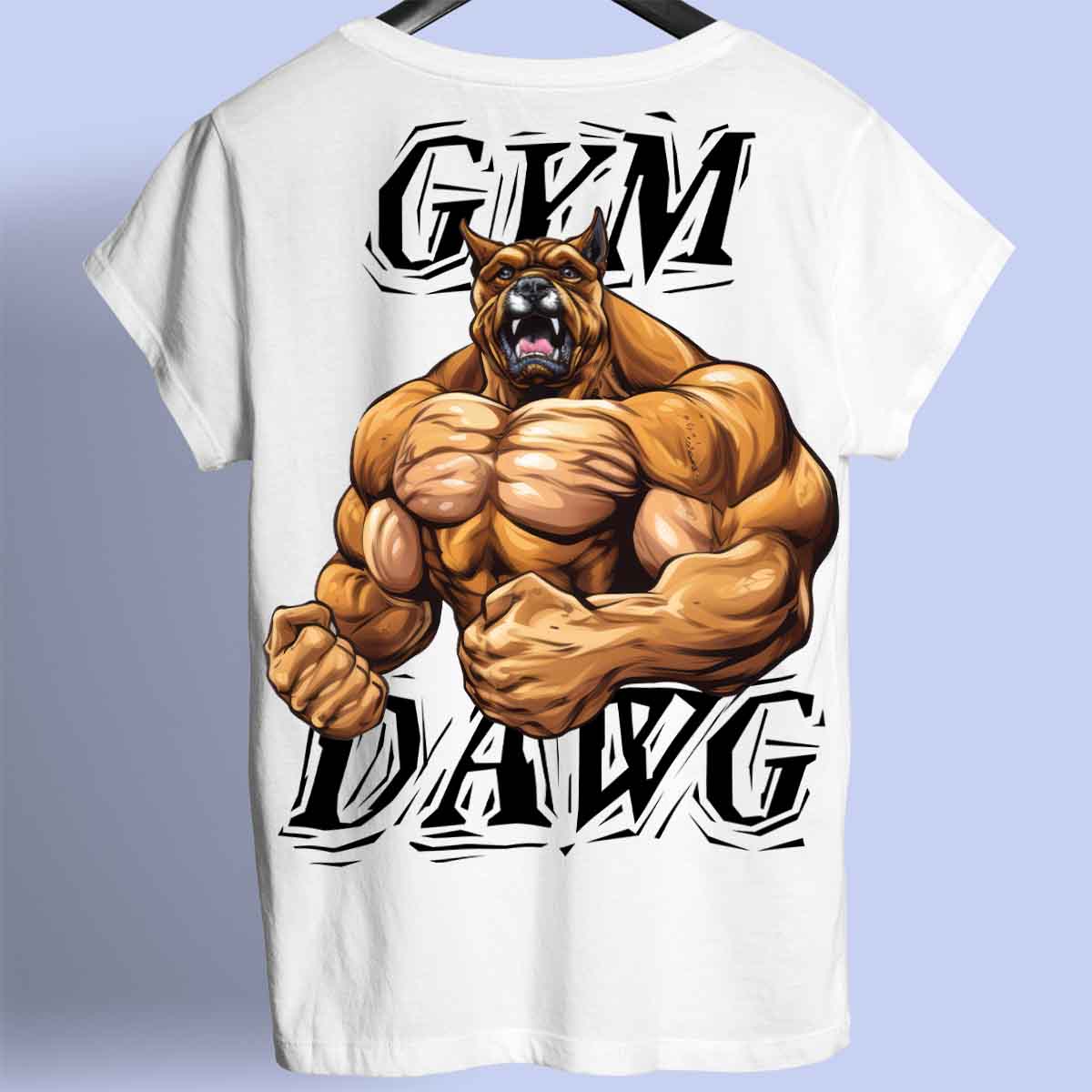 Gym Dawg - Premium T-paita Unisex Taustaprintti