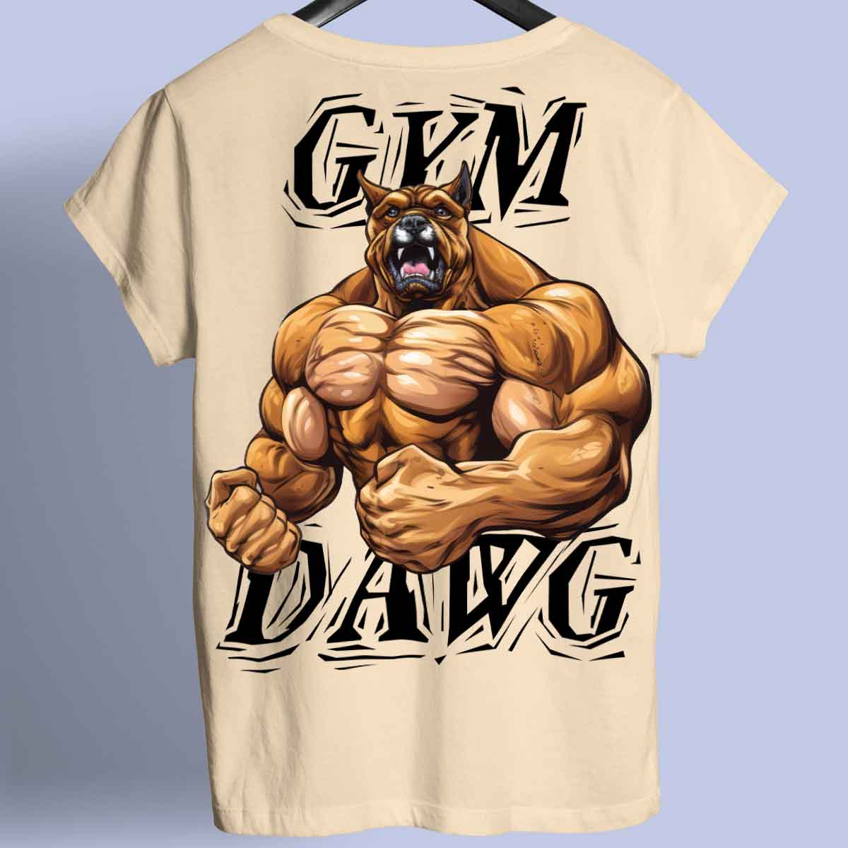 Gym Dawg - Premium T-paita Unisex Taustaprintti