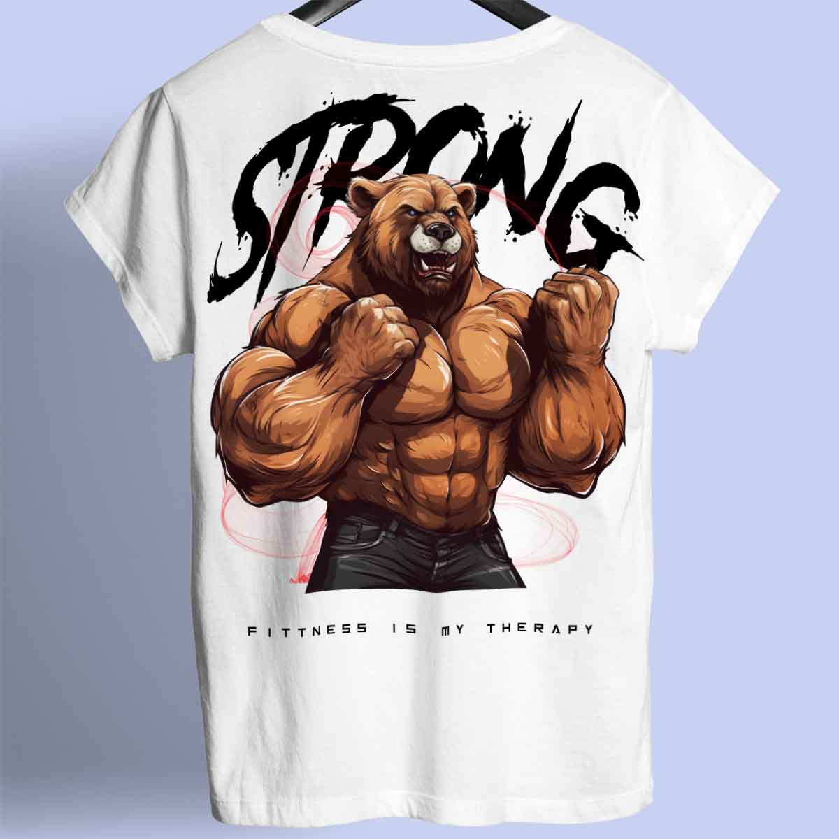 Strong Bear - Premium T-Shirt Unisex Backprint