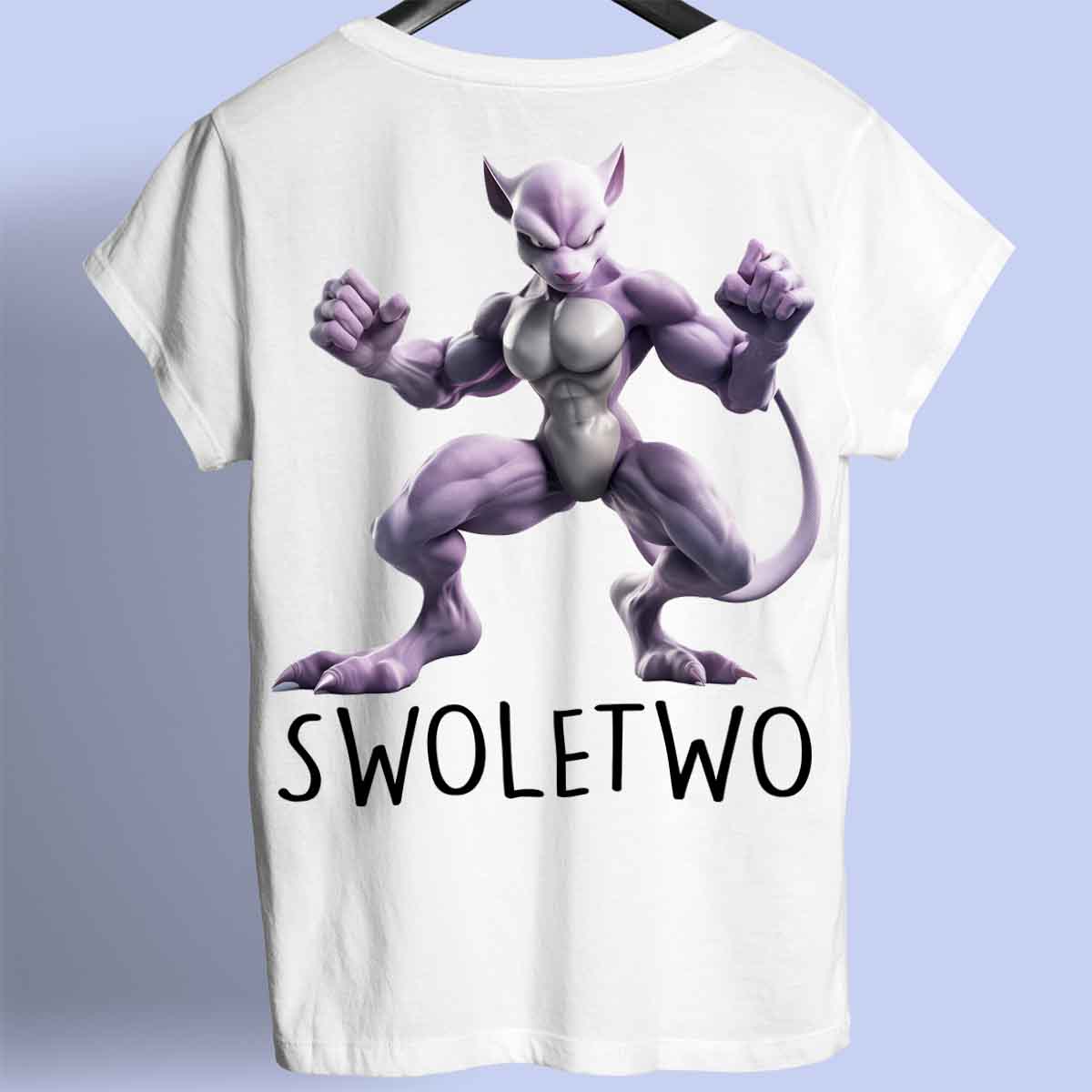 Swoletwo - Premium T-paita Unisex Taustaprintti