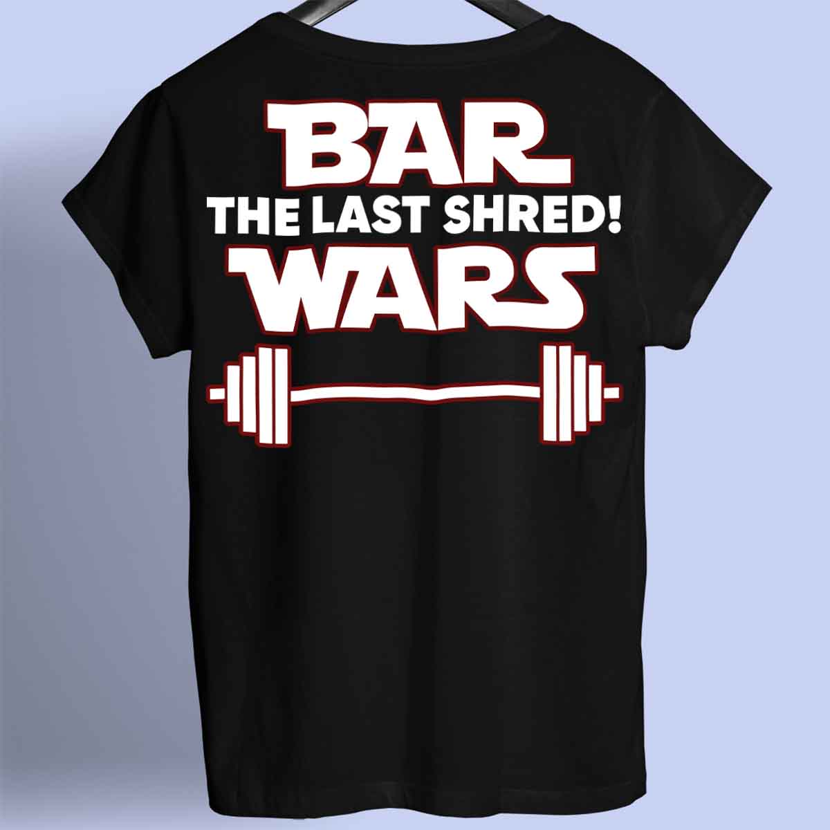 Bar Wars - Premium T-paita Unisex taustaprintti