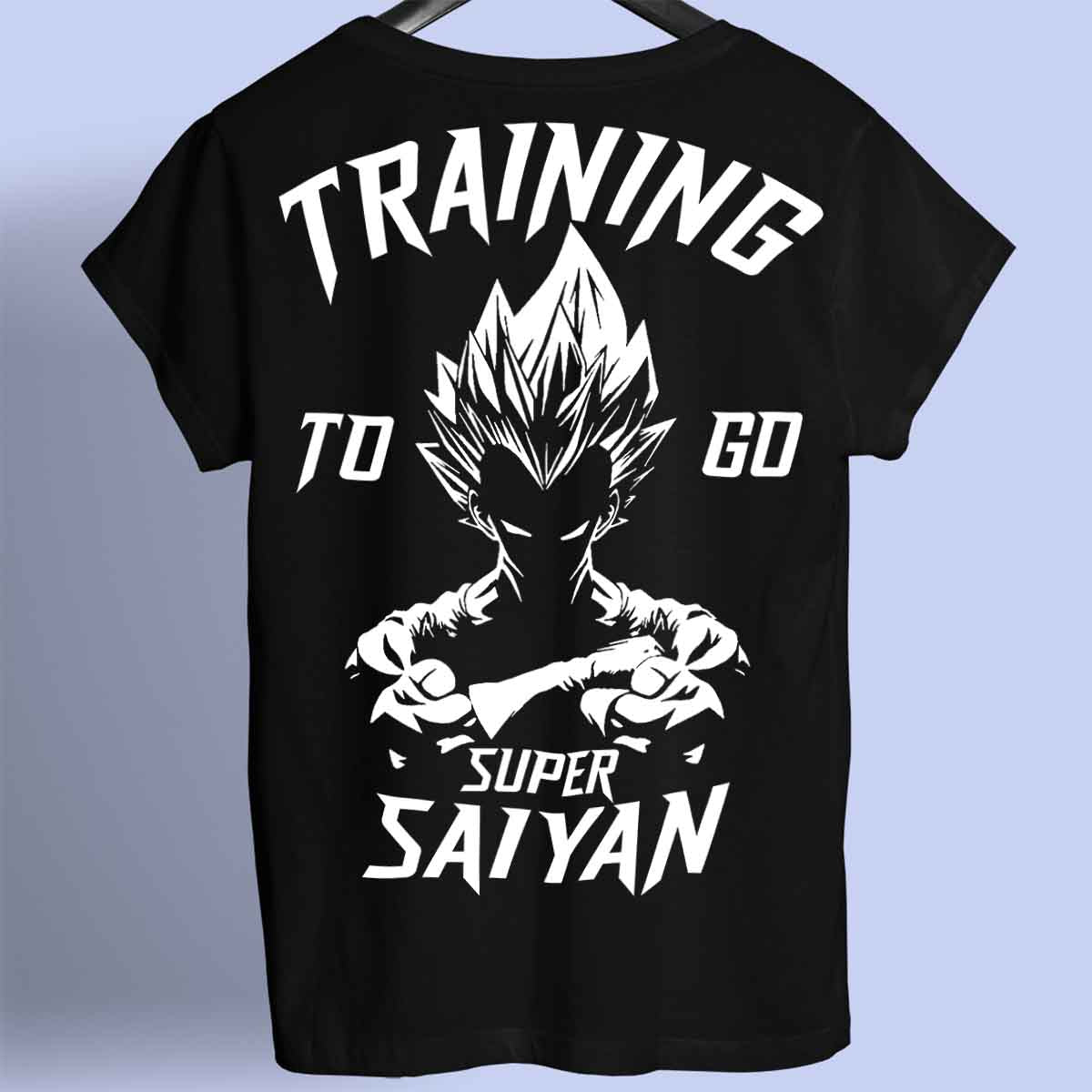 Super Saiyan - Premium T-paita Unisex Taustaprintti