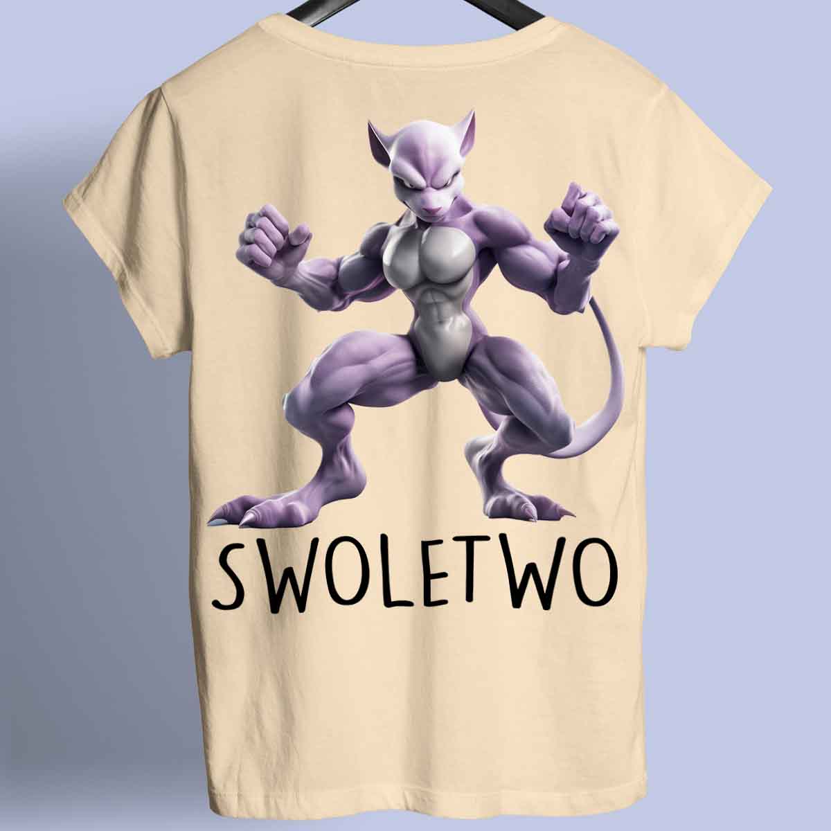 Swoletwo - Premium T-paita Unisex Taustaprintti