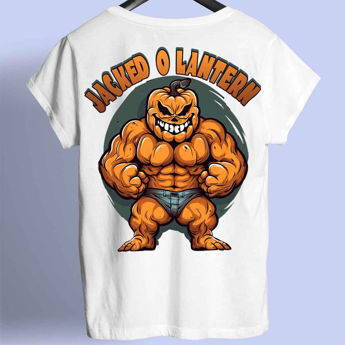 Jacked o Lantern - Premium T-paita Unisex Taustaprintti