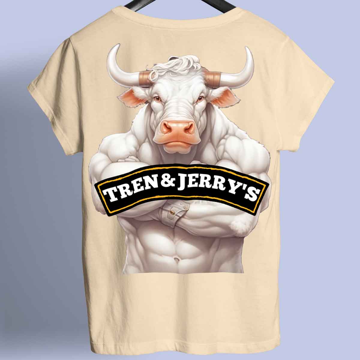 Tren&Jerry's - Premium-paita unisex-taustaprintti