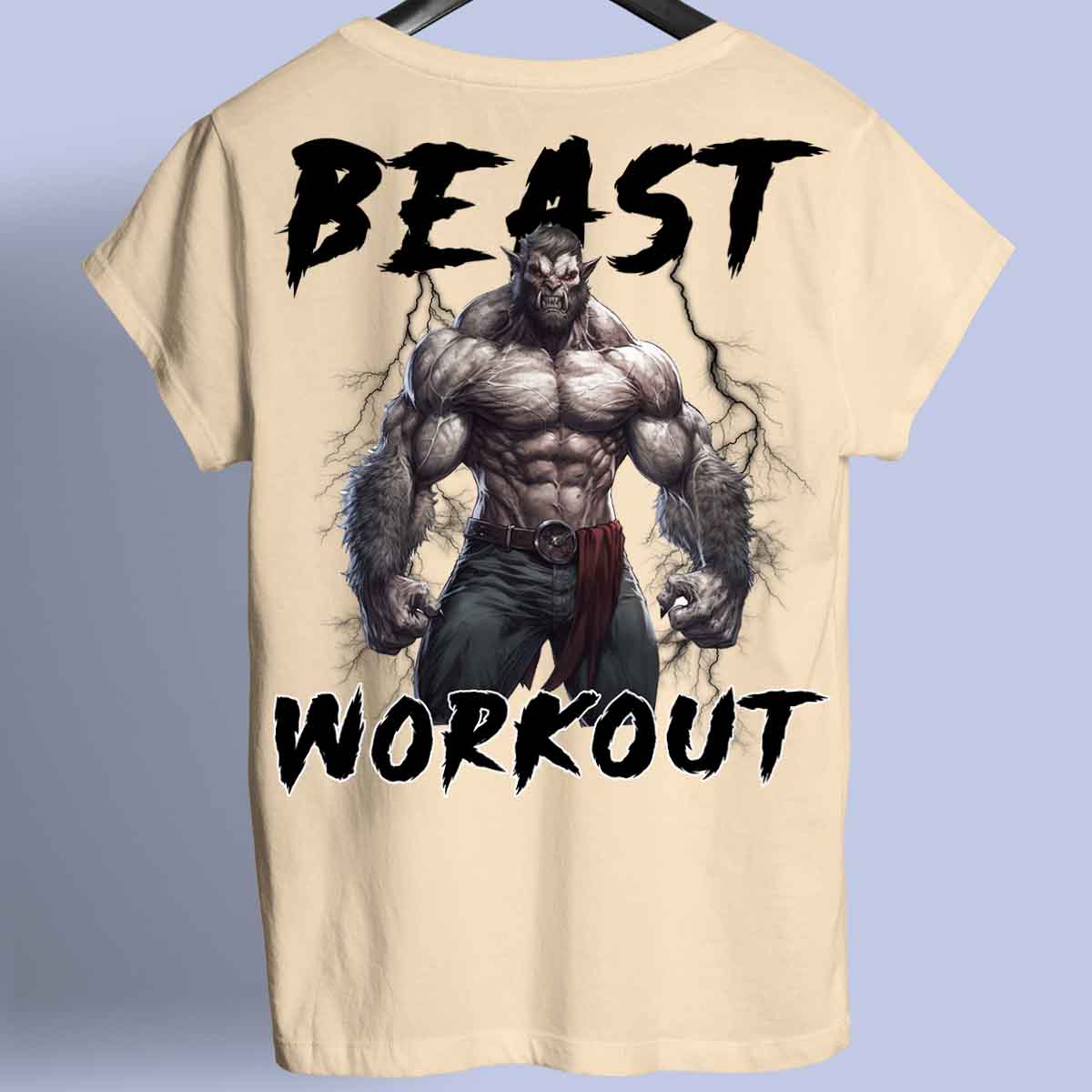 Beast - Premium paita Unisex taustaprintti