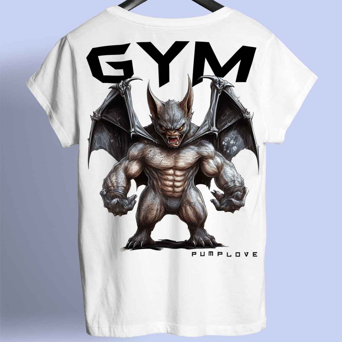 Gym Bat - Premium T-Shirt Unisex Backprint