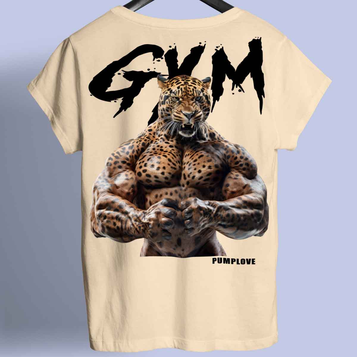 Gym Jaguar - Premium T-paita Unisex Taustaprintti