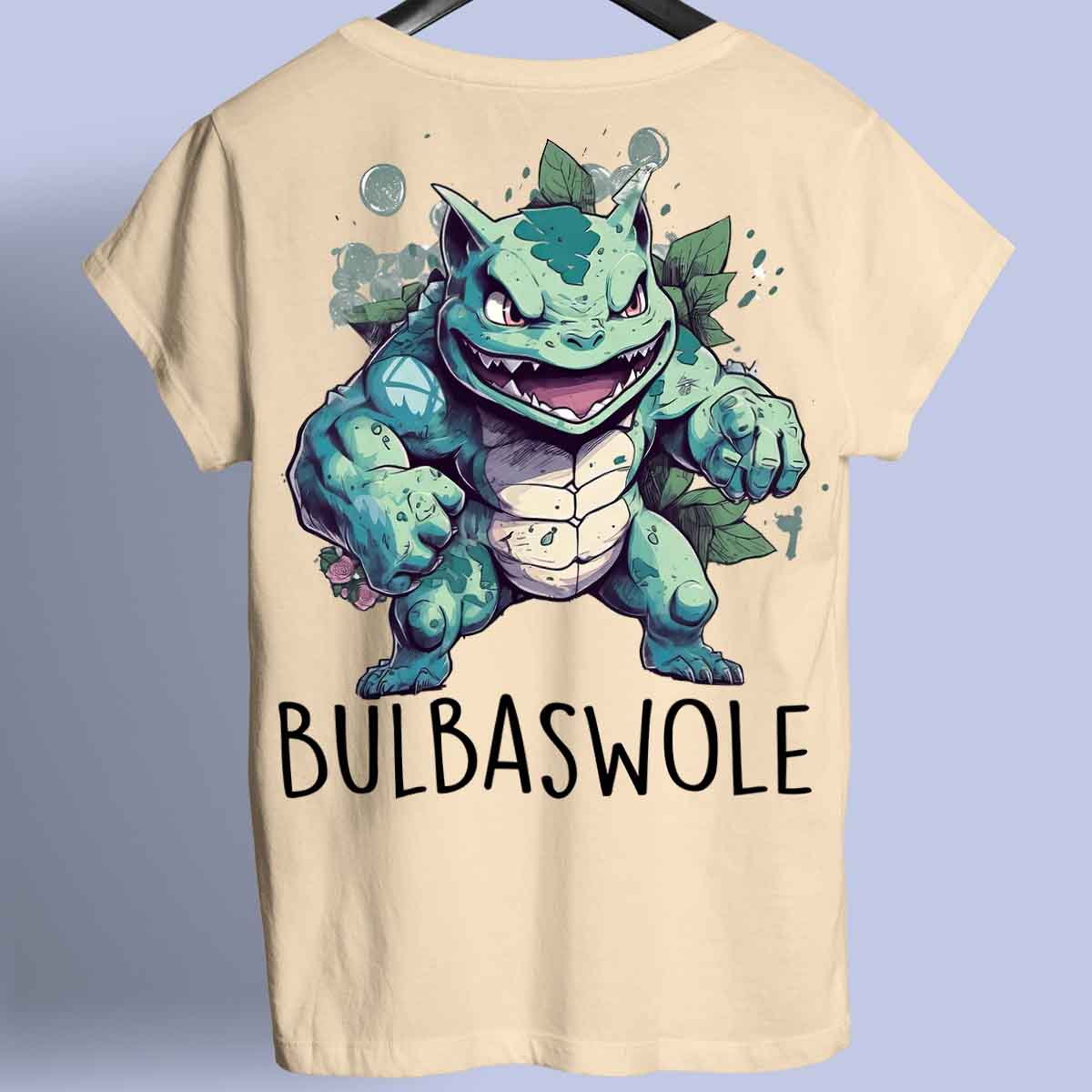 Bulbaswole - Premium Shirt Unisex Taustaprintti