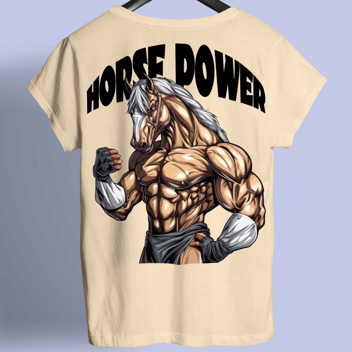 Horse Power - Premium T-Shirt Unisex Backprint