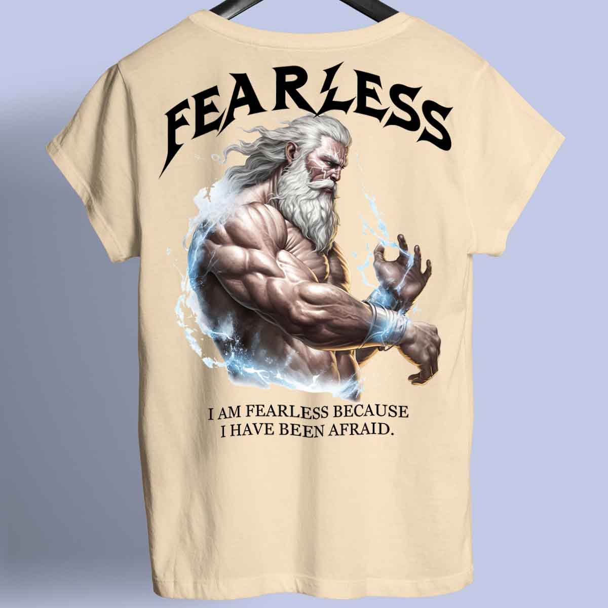 Fearless - Premium Shirt Unisex taustaprintti