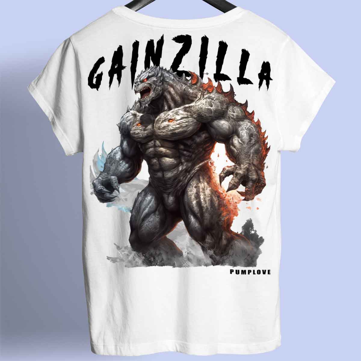 Gainzilla - Premium Shirt Unisex Backprint