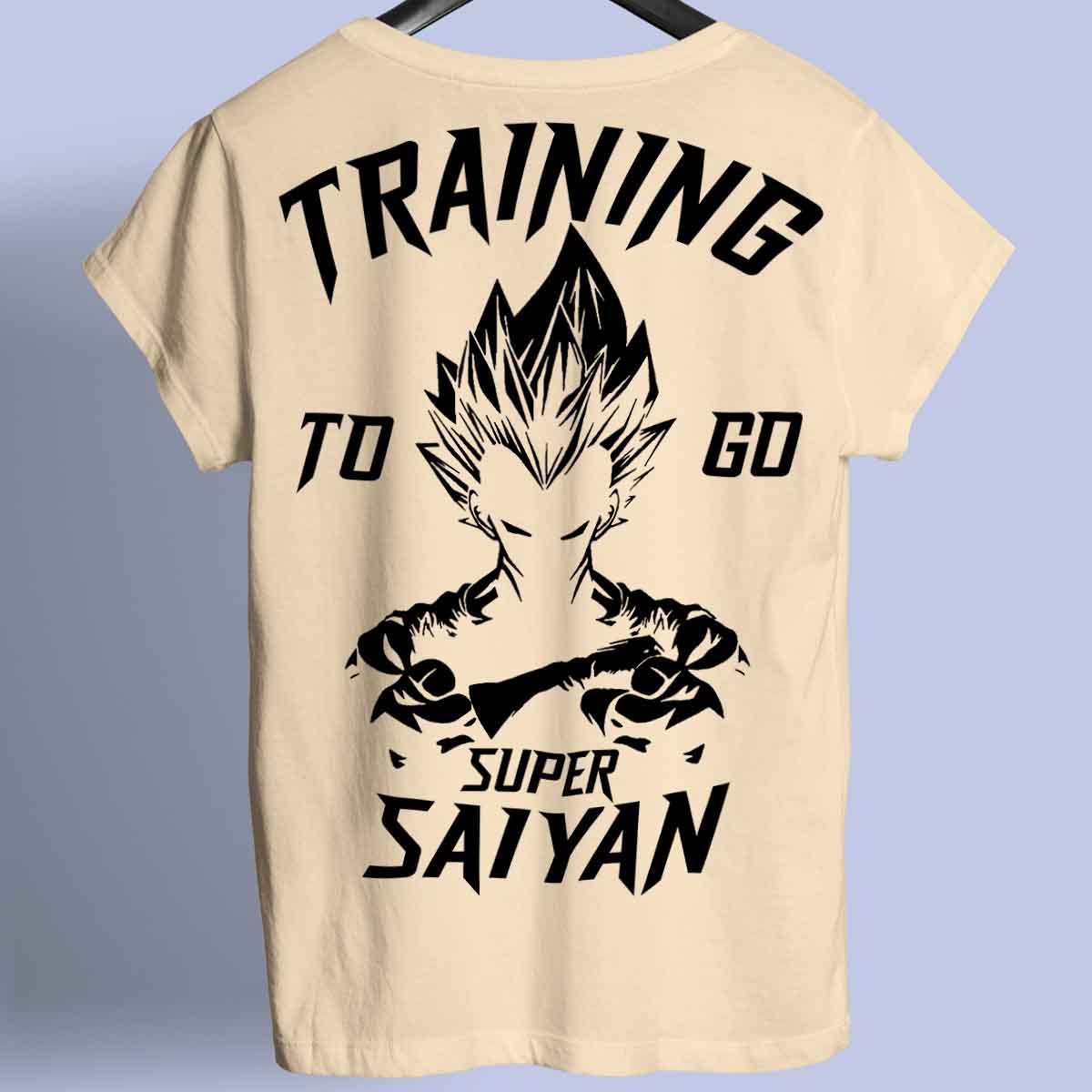 Super Saiyan - Premium T-paita Unisex Taustaprintti