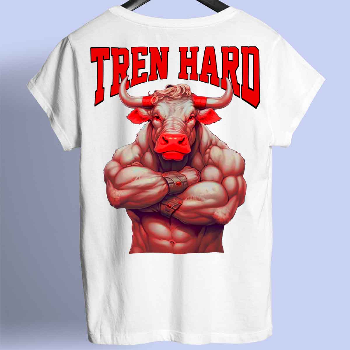 Tren Hard - Premium Shirt Unisex taustaprintti