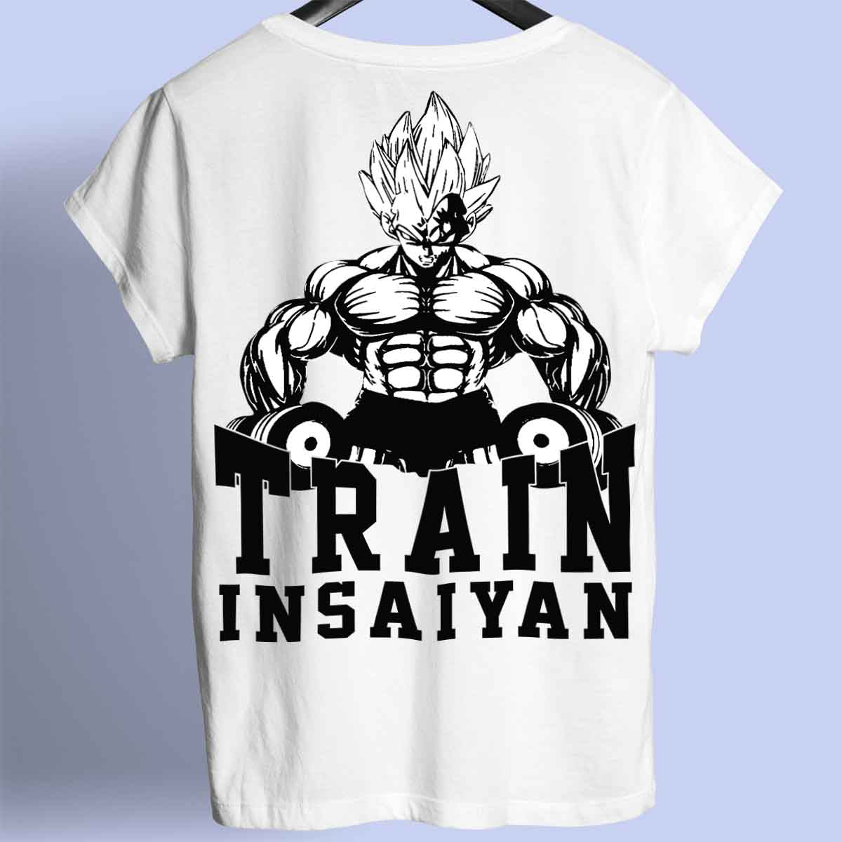 Train Insaiyan - Premium T-Shirt Unisex Backprint