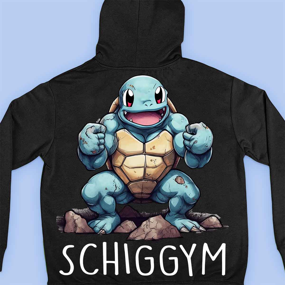 Schiggym - Premium huppari Unisex Taustaprintti