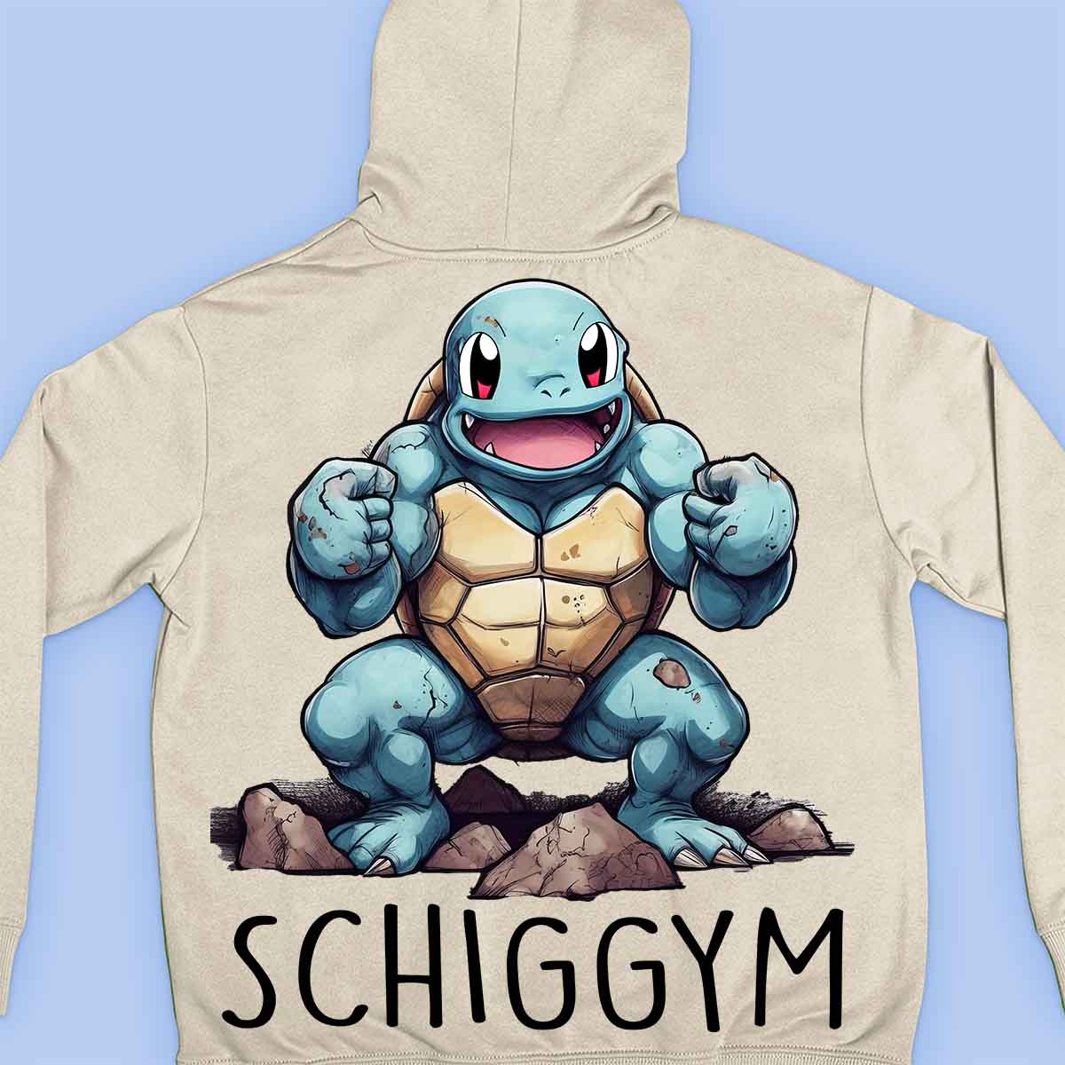 Schiggym - Premium huppari Unisex Taustaprintti