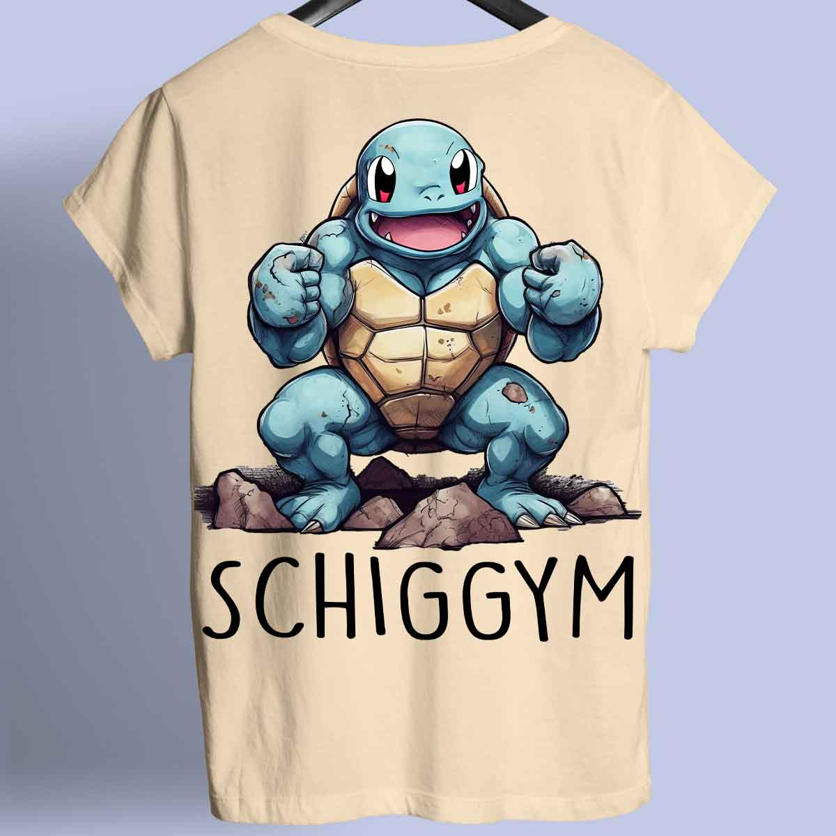 Schiggym - Premium T-Shirt Unisex Backprint