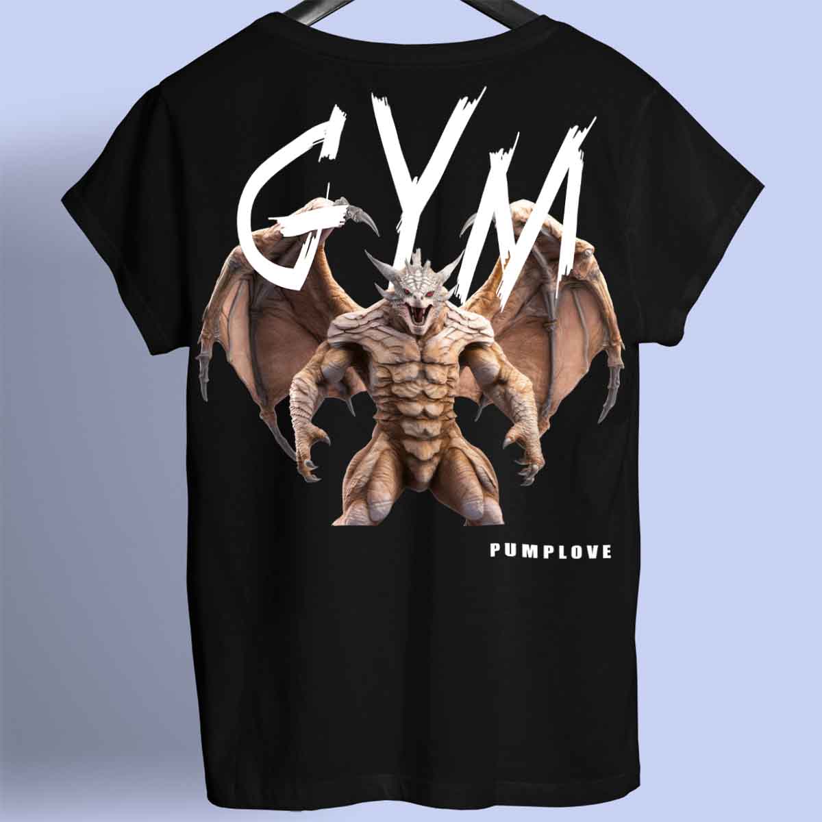 Gym Dragon - Premium T-Shirt Unisex Backprint