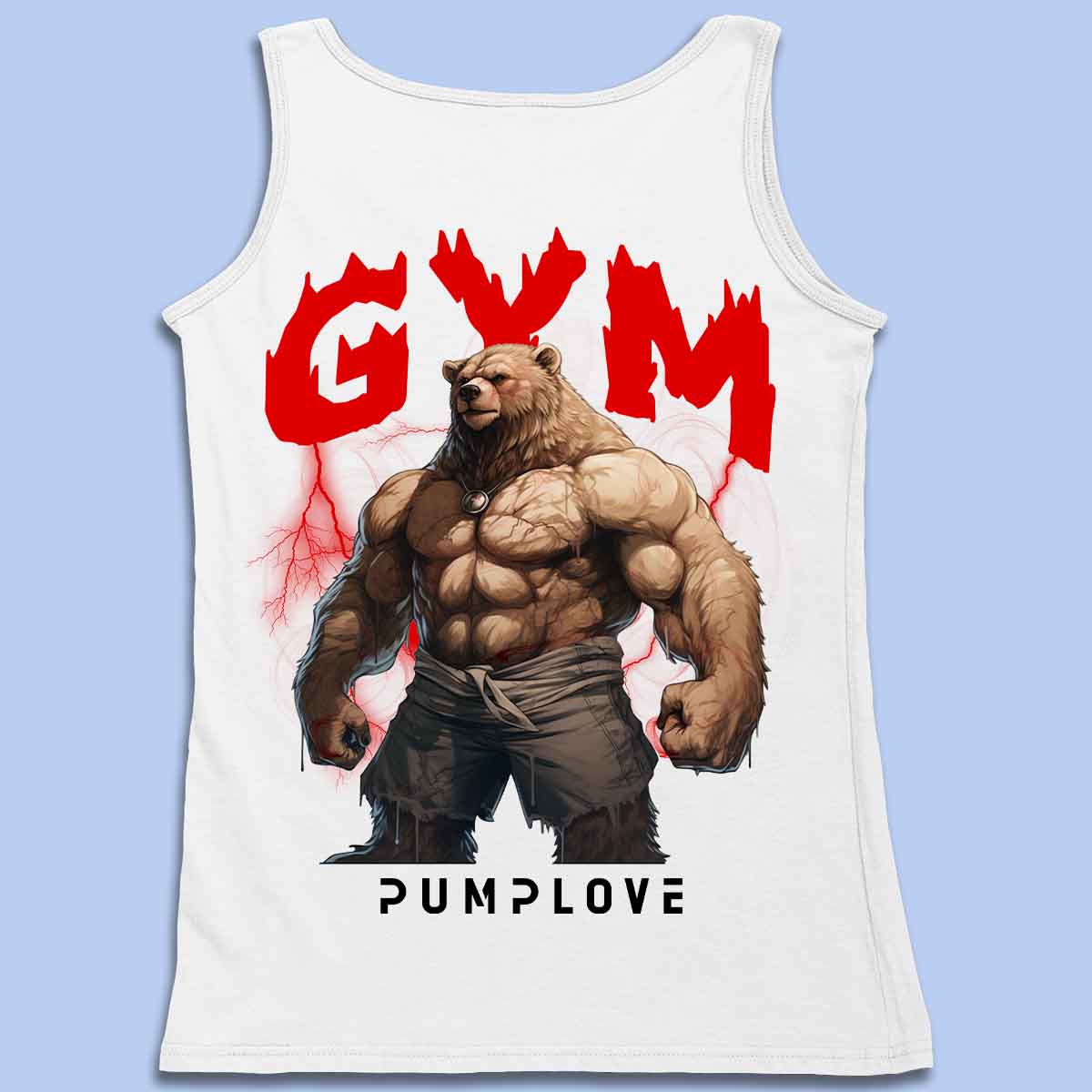 Gym Near - Premium Tank Top Unisex Takaisin Tulosta