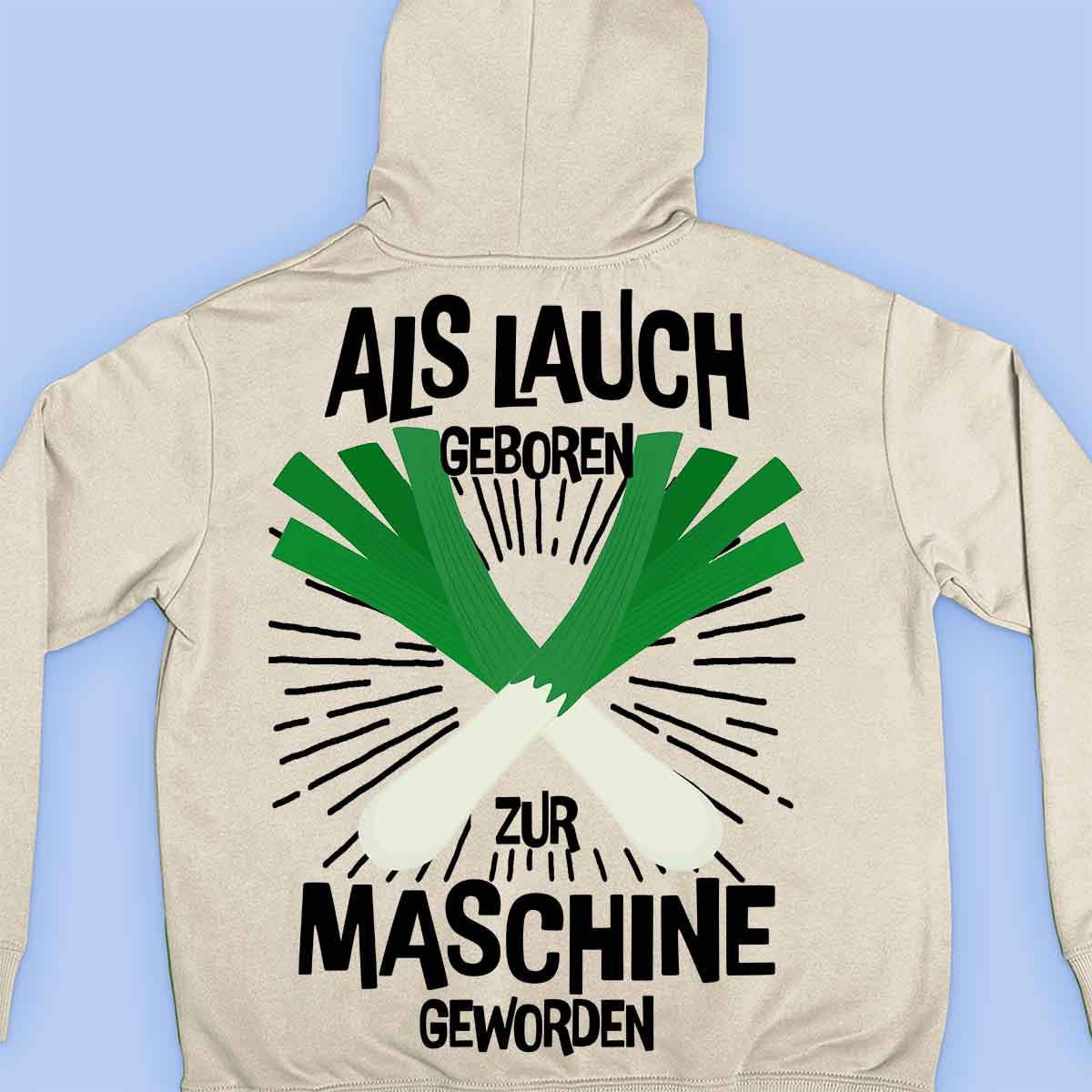 Machine Become - Premium Hoodie Unisex Backprint