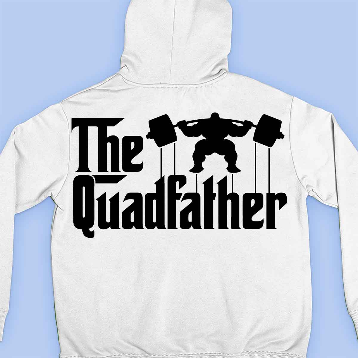 The Quadfather - Premium-huppari unisex-taustaprintti