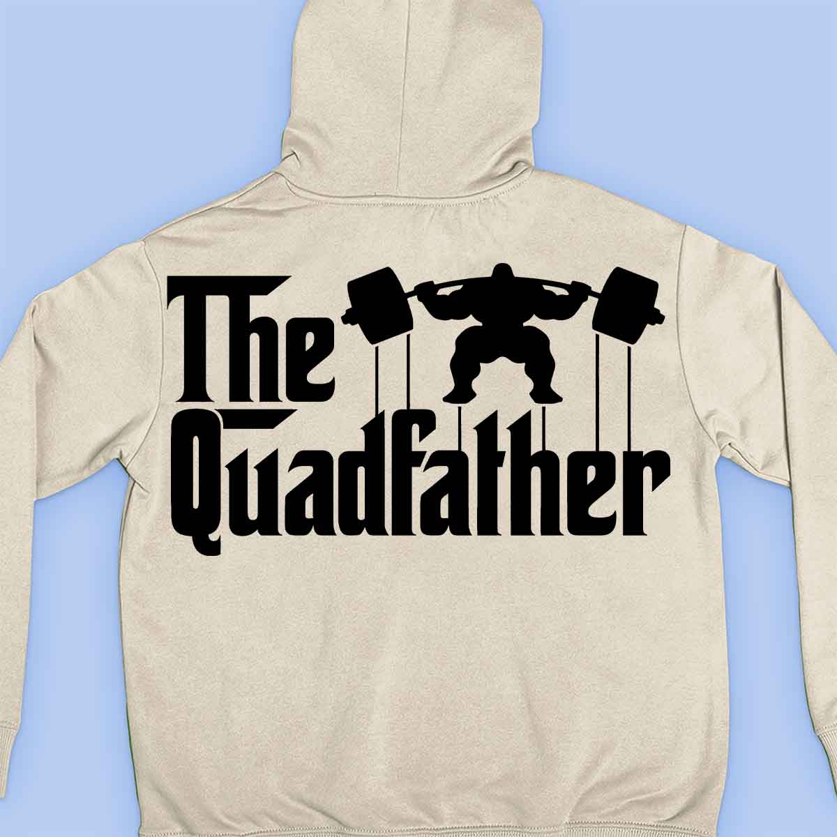 The Quadfather - Premium-huppari unisex-taustaprintti